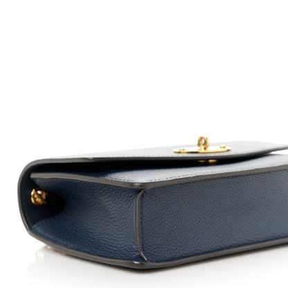 Mulberry Small Classic Grain Calfskin Small Darley Night Sky 9 of 12