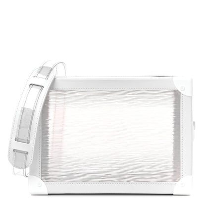 Louis Vuitton Calfskin PVC Epi Plage Soft Trunk Optic White 1 of 10