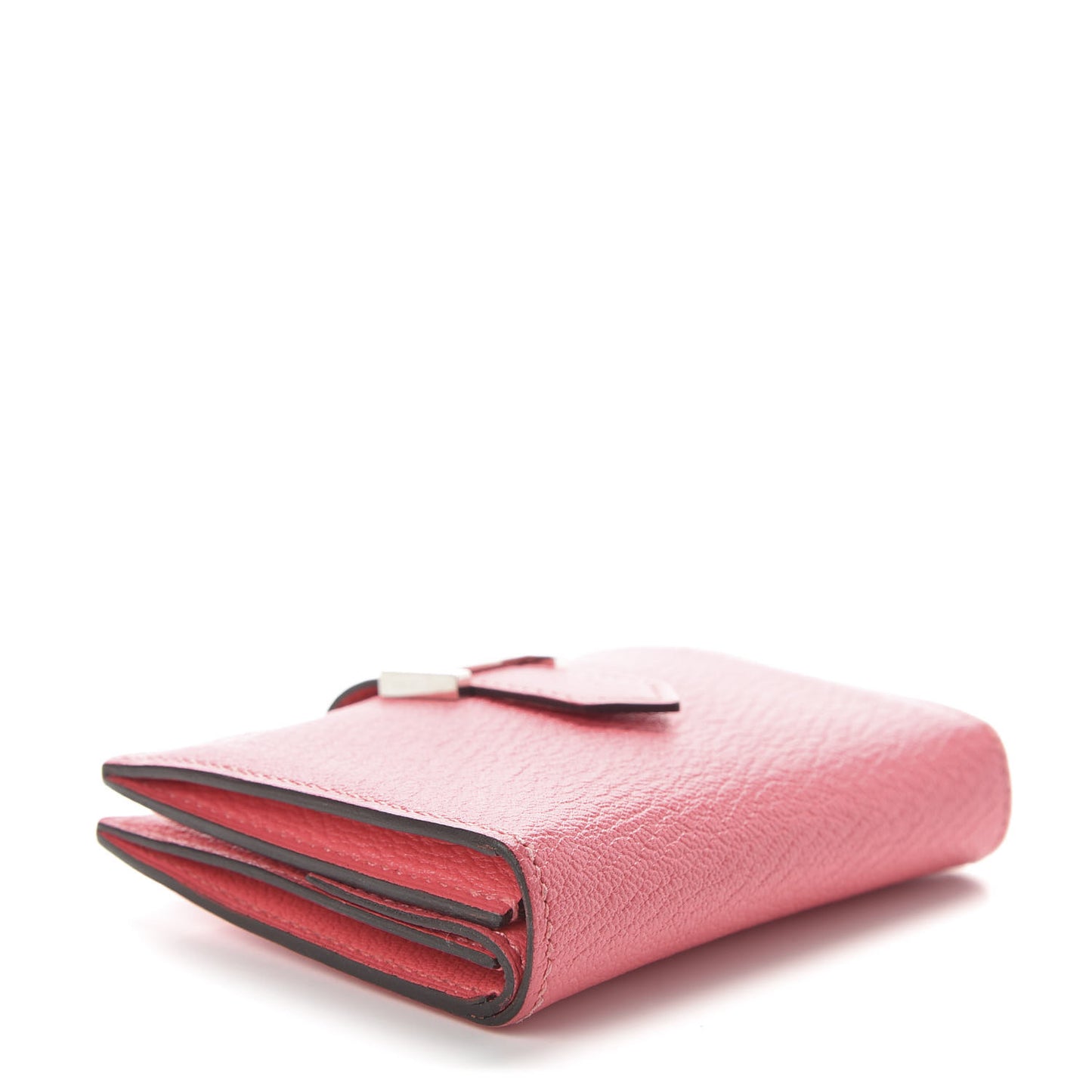 Chevre Mysore Mini Bearn Wallet Rose Lipstick