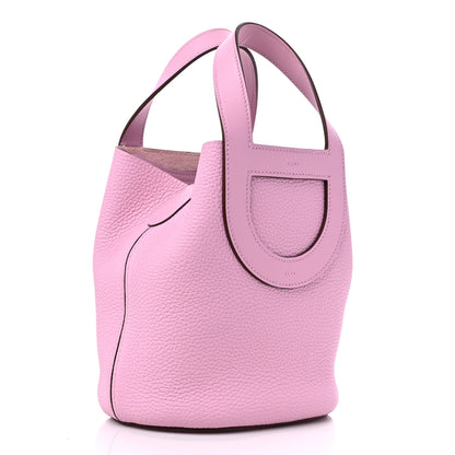 Hermes Taurillon Clemence Swift In-The-Loop 18 Bag Mauve Sylvestre 3 of 11