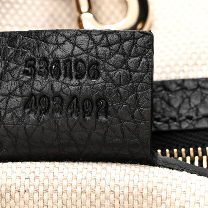 Gucci Pebbled Calfskin Medium Soho Chain Shoulder Bag Black 7 of 10