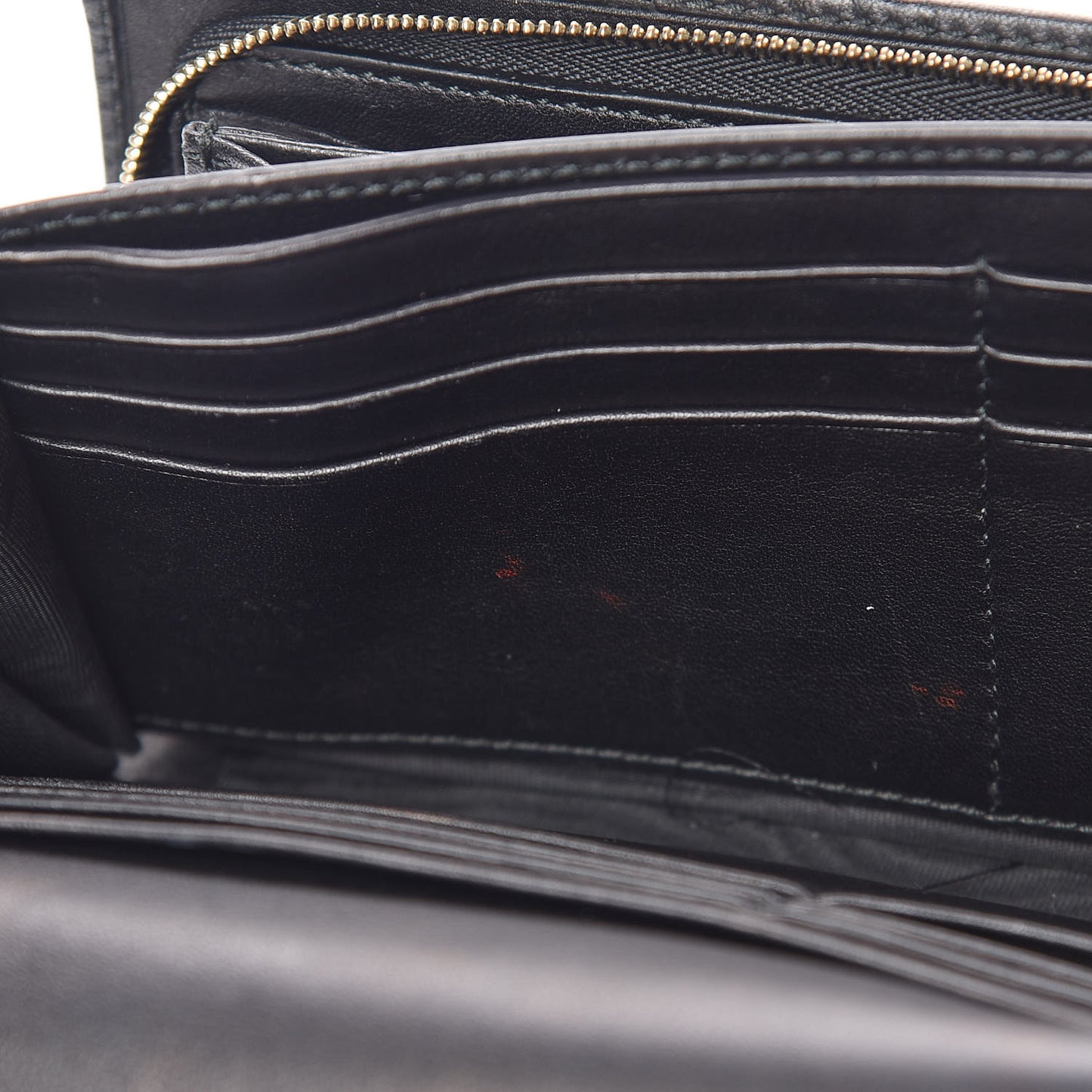 Guccissima Signature Dice Chain Wallet Black