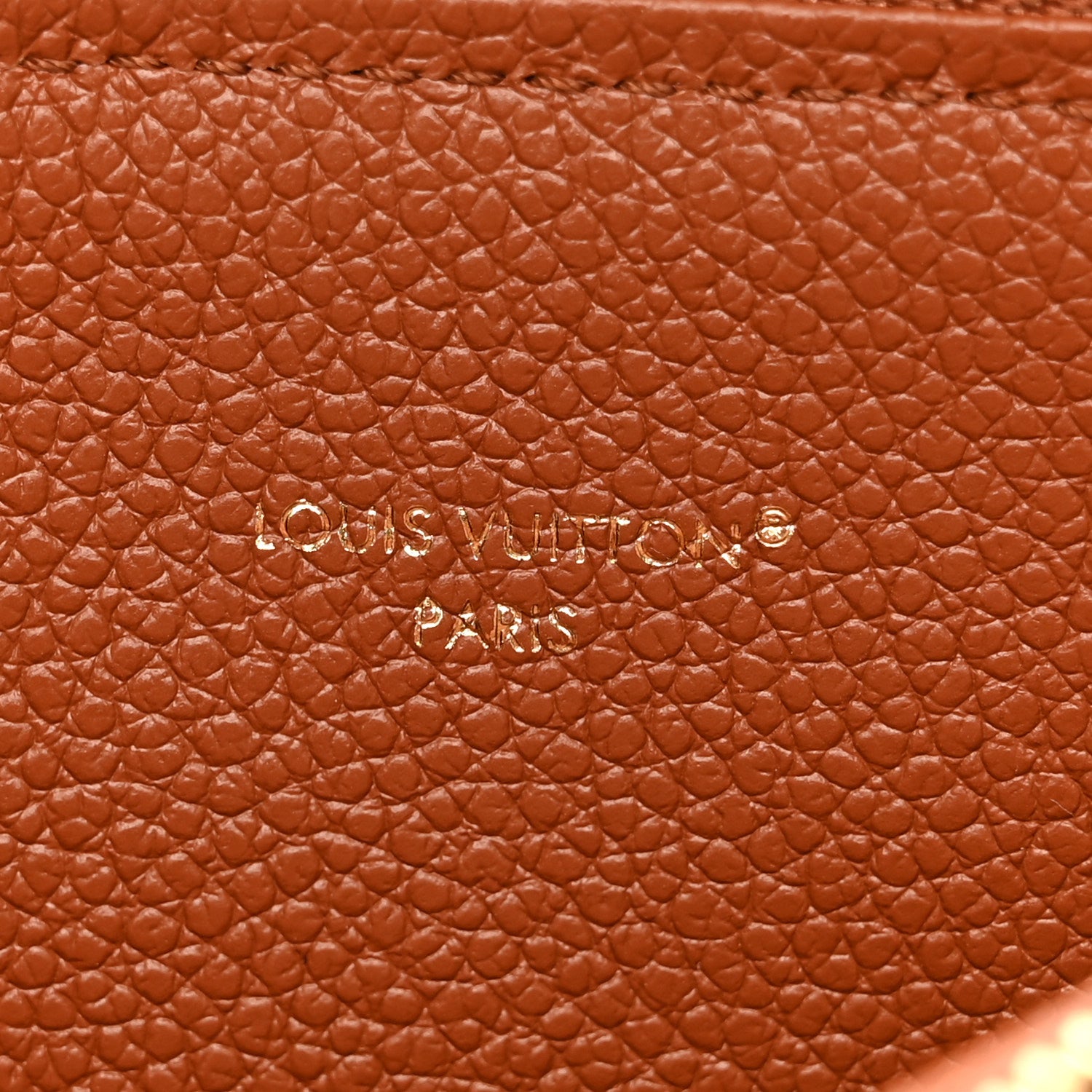 Louis Vuitton Empreinte Felicie Chain Wallet Zippered Insert Cognac 6 of 7