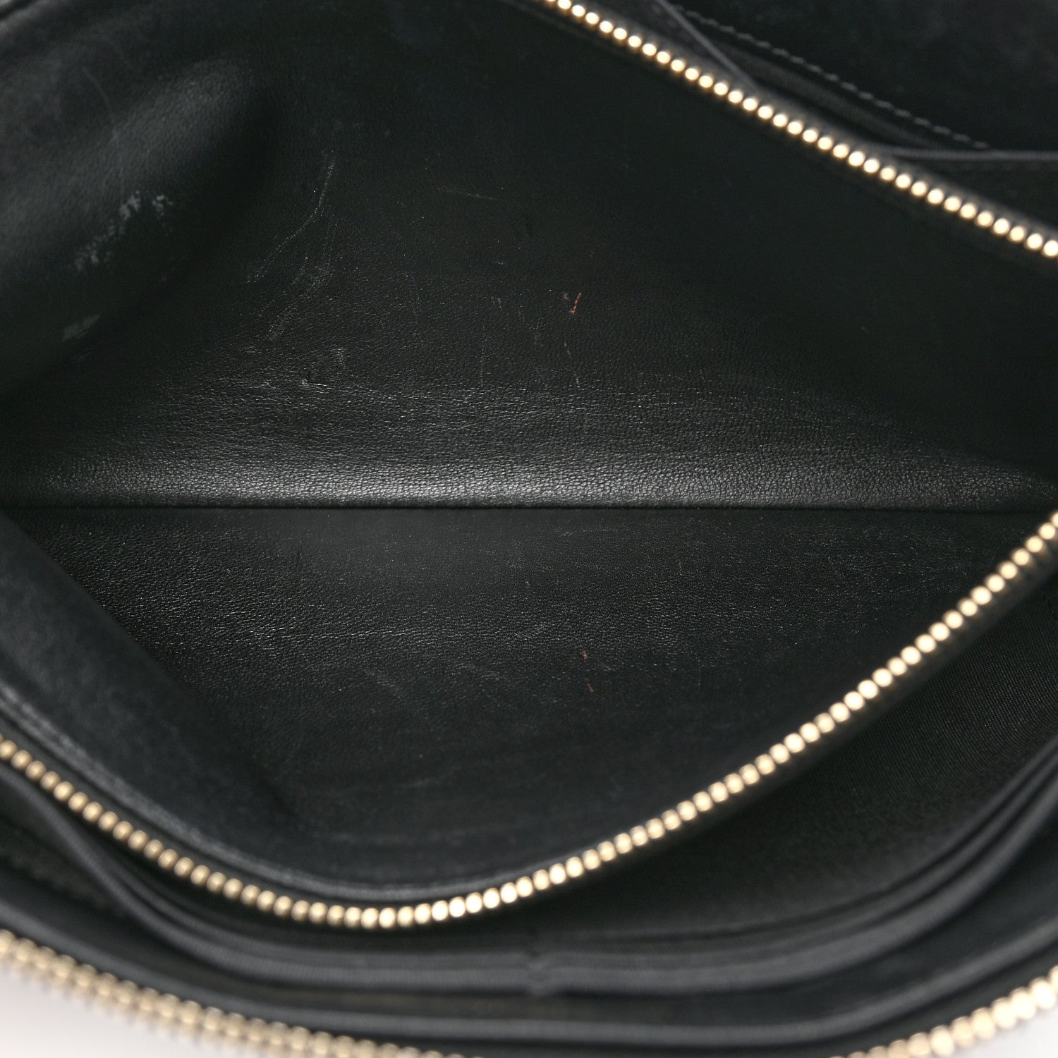 Chanel Lambskin Quilted Small Boy Zipped Pouch Black 6 of 15