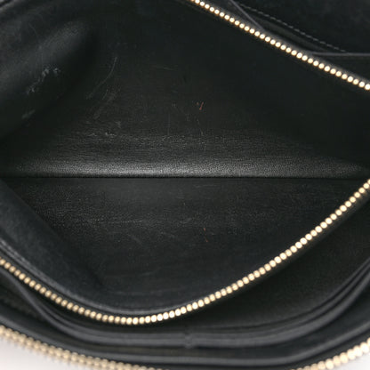 Chanel Lambskin Quilted Small Boy Zipped Pouch Black 6 of 15