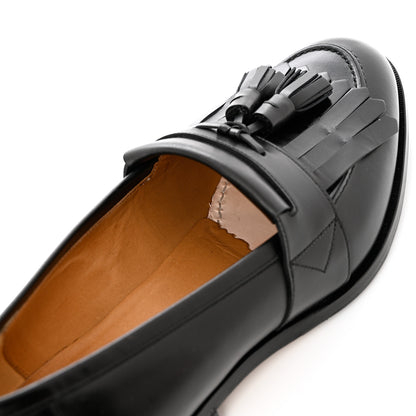 Gucci Calfskin Mens Tassel Loafers 8 Black 15 of 17