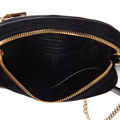 Prada Velluto Belt Bag Black 5 of 9