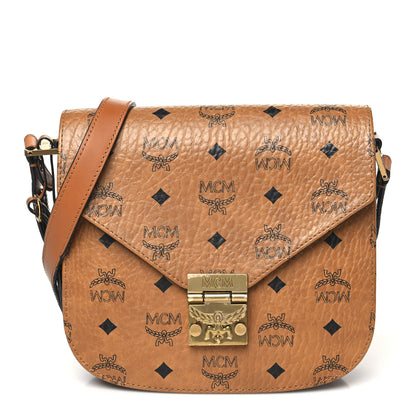 MCM Visetos Patricia Crossbody Bag Cognac 1 of 11