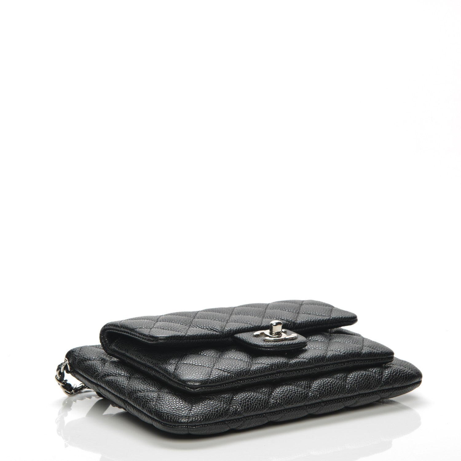 Chanel Caviar Quilted Daily Zip Crossbody Bag Black 4 of 7