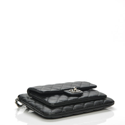 Chanel Caviar Quilted Daily Zip Crossbody Bag Black 4 of 7