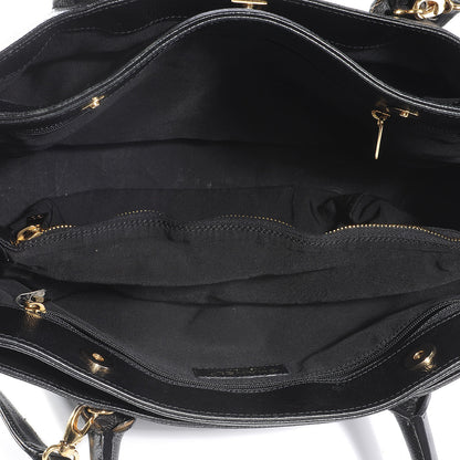 Chanel Calfskin Cerf Executive Shopper Tote Black 6 of 8