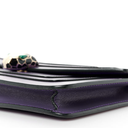 Bulgari Calfskin Serpenti Forever Shoulder Bag Purple 13 of 13