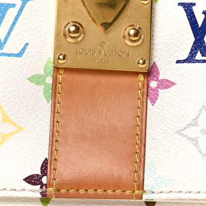 Louis Vuitton Monogram Multicolor Speedy 30 White 8 of 10