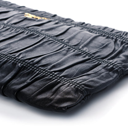 Prada Nappa Gaufre Clutch Nero Black 11 of 11