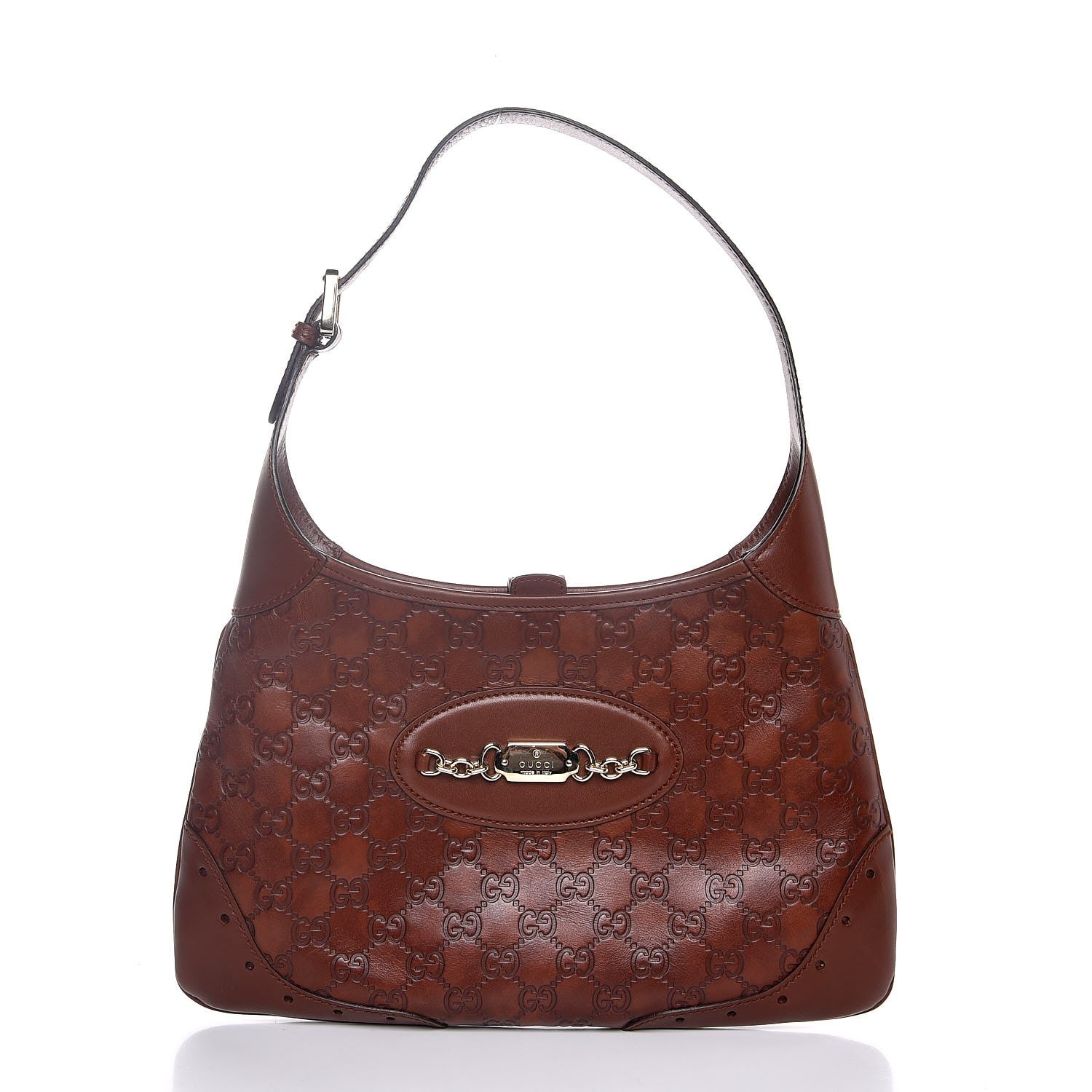 Gucci Guccissima Punch Hobo Brown 1 of 8