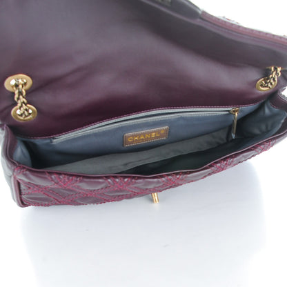 Chanel Calfskin Stitch Triptych Flap 6 of 8