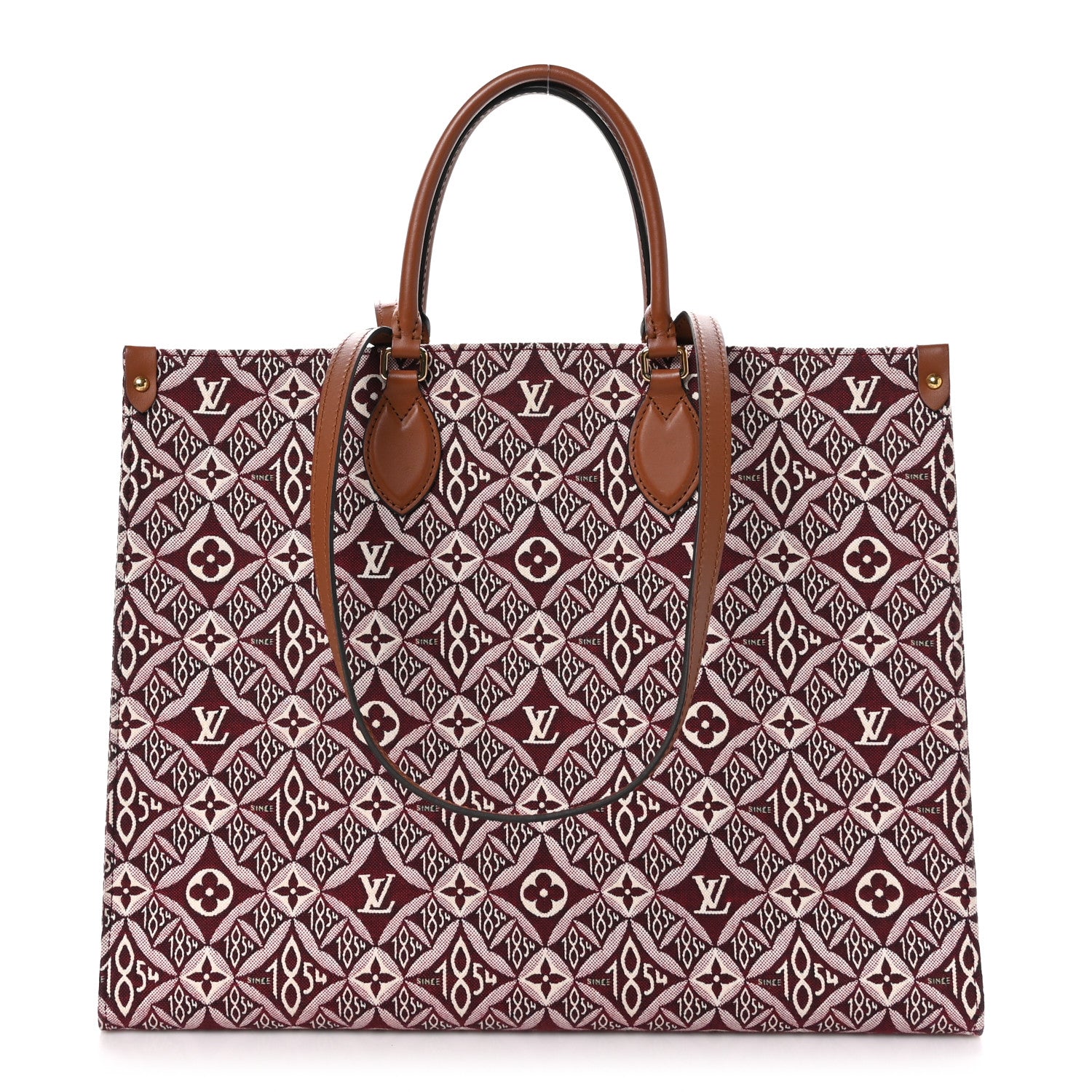 Louis Vuitton Jacquard Since 1854 Onthego GM Bourdeaux 1 of 9