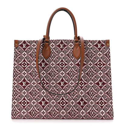 Louis Vuitton Jacquard Since 1854 Onthego GM Bourdeaux 1 of 9