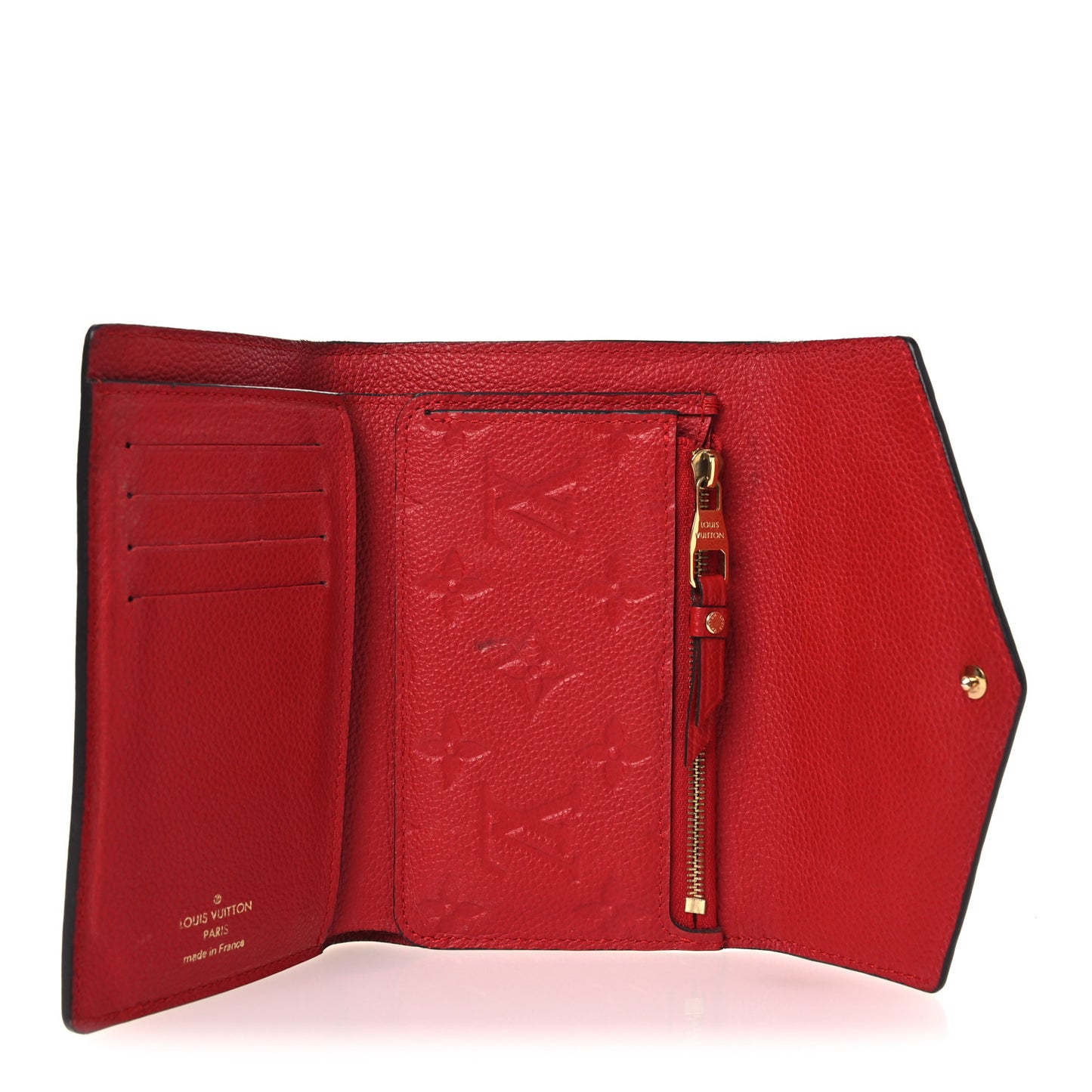 Empreinte Compact Curieuse Wallet Cherry