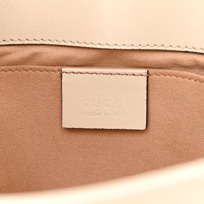 Gucci Calfskin Matelasse Mini GG Marmont Shoulder Bag White 6 of 13