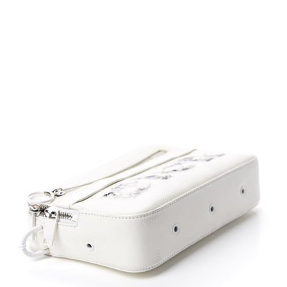 Christian Dior X DANIEL ARSHAM Grained Calfskin Safari Messenger Bag White 4 of 9