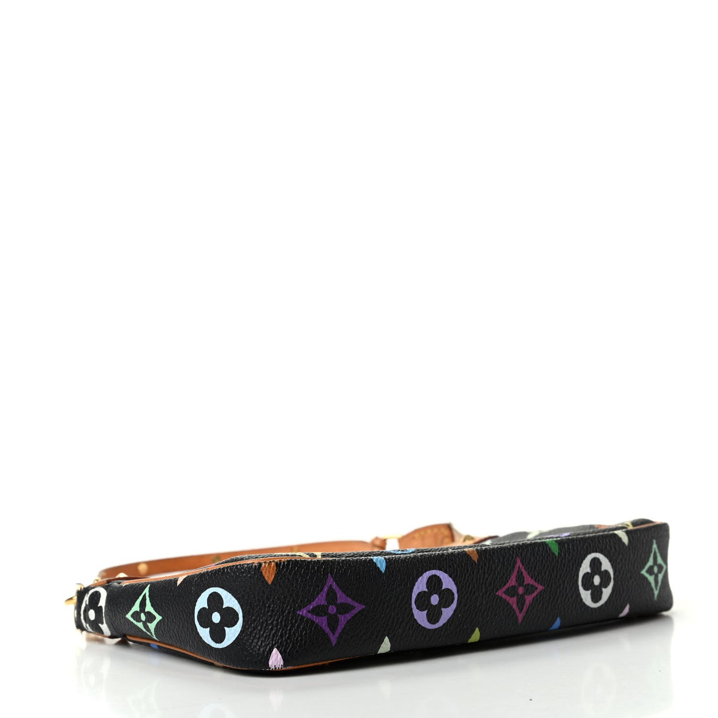 Monogram Multicolor Pochette Accessories Black