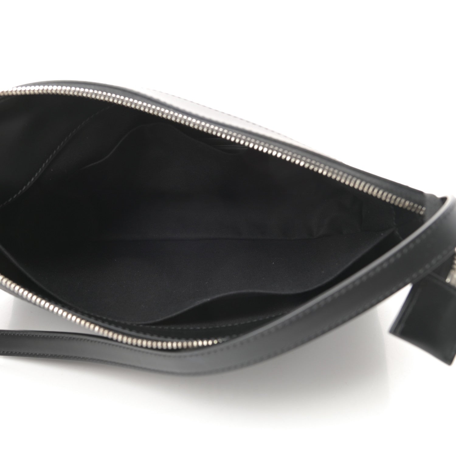 Balenciaga Calfskin Logo Shouder Bag Black 5 of 12