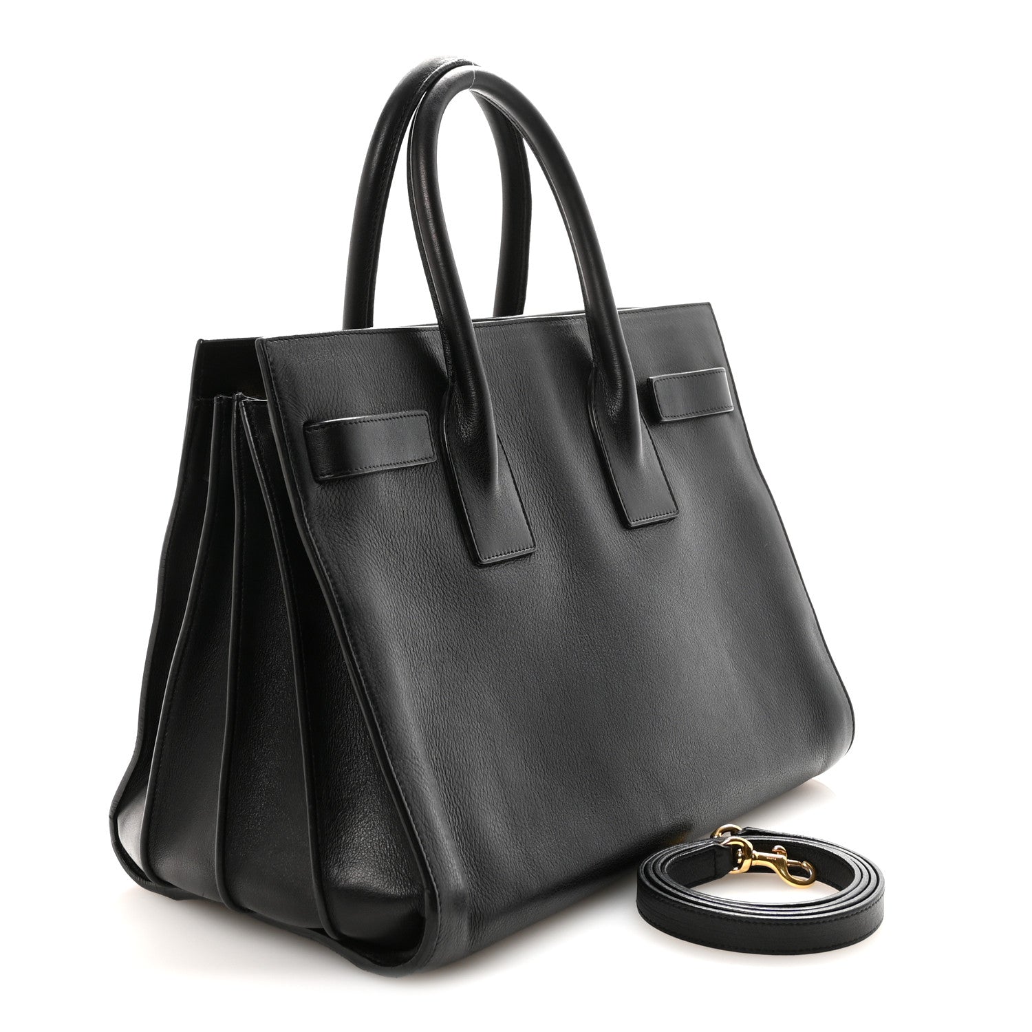 Saint Laurent Calfskin Small Sac De Jour Black 3 of 9
