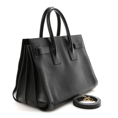 Saint Laurent Calfskin Small Sac De Jour Black 3 of 9