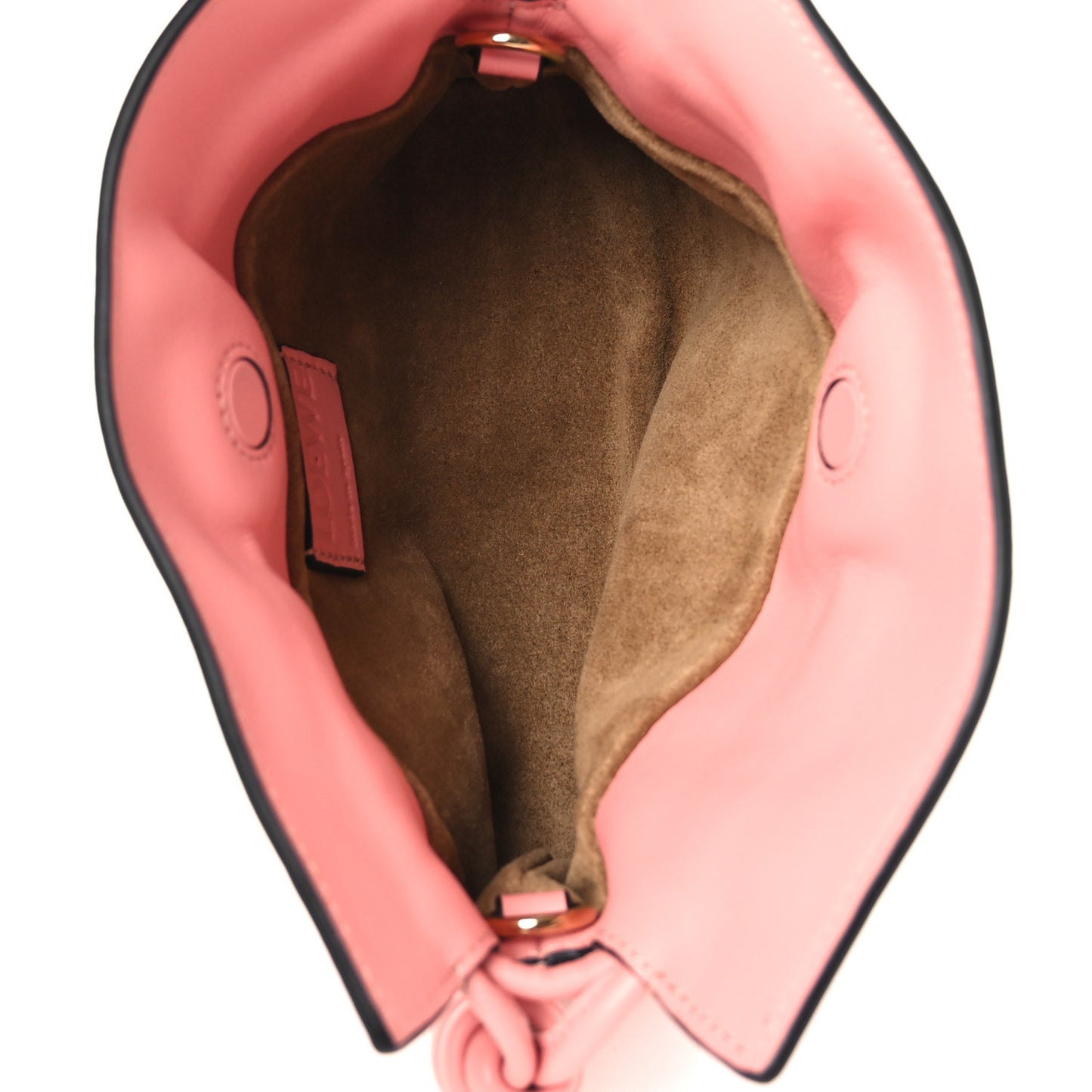 Calfskin Nano Flamenco Knot Clutch Warm Blossom