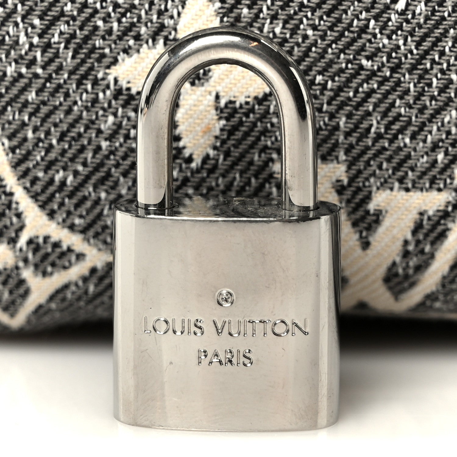 Louis Vuitton Denim Monogram Jacquard Speedy Bandouliere 25 Black 8 of 12
