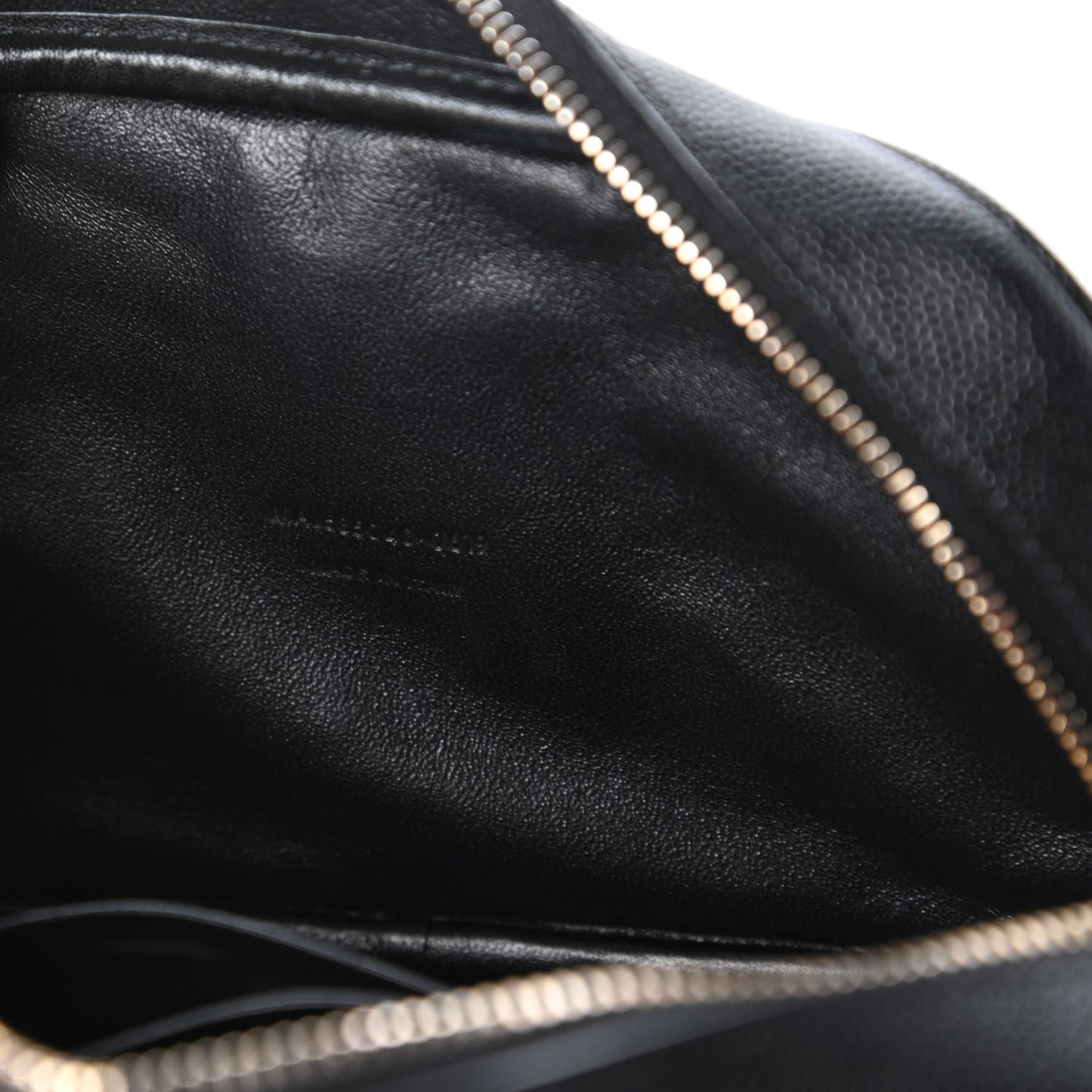 Grain De Poudre Matelasse Monogram Mini Lou Camera Bag Black