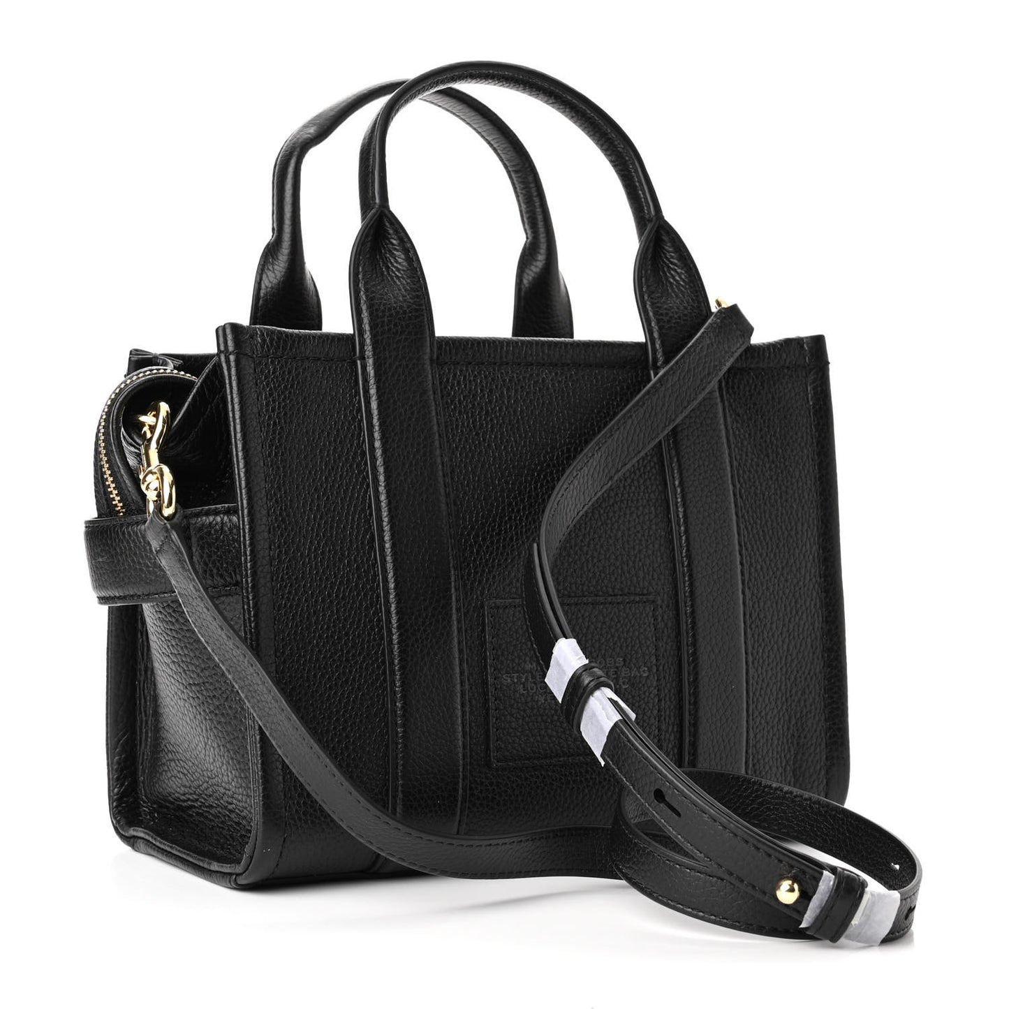 Grained Calfskin Small The Tote Bag Black