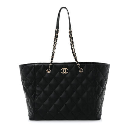 Chanel Caviar Quilted Large Shopping Tote Black 1 of 11