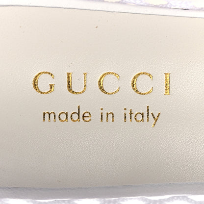 Gucci Video Net Nappa Horsebit Ballerina Flats 38.5 Great White 9 of 10