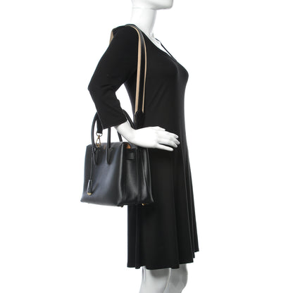 MCM Grained Calfskin Medium Milla Tote Black 2 of 13