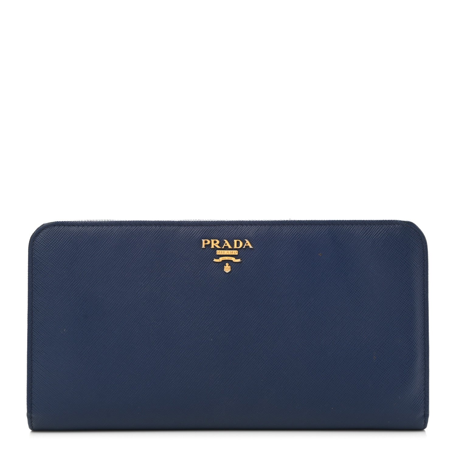 Prada Saffiano Colour Wallet Bluette 1 of 11