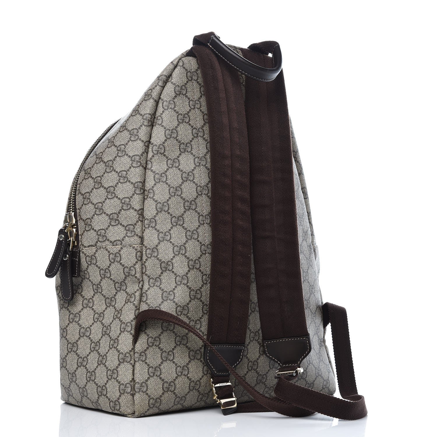 Gucci GG Supreme Monogram Medium Backpack Black 3 of 12