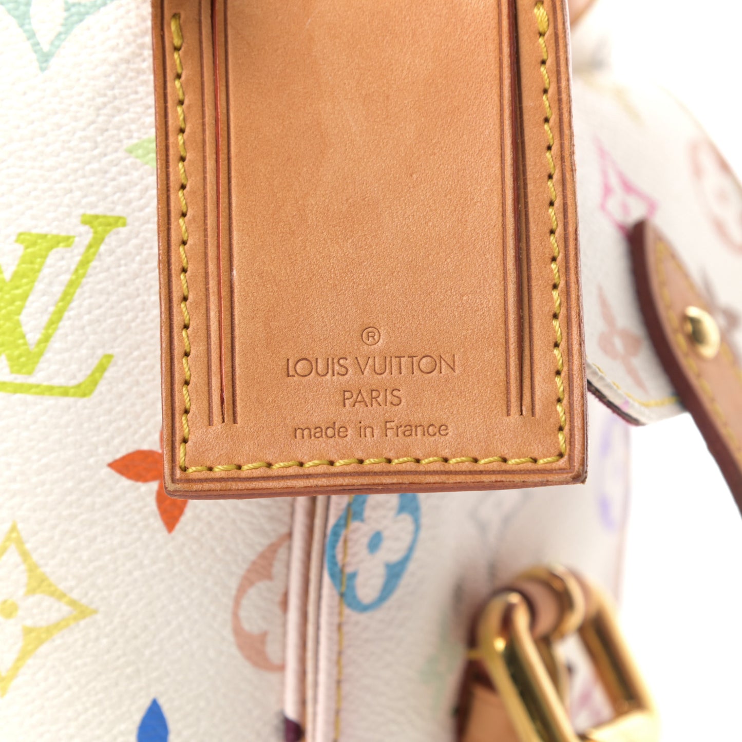 Monogram Multicolor Petit Noe White
