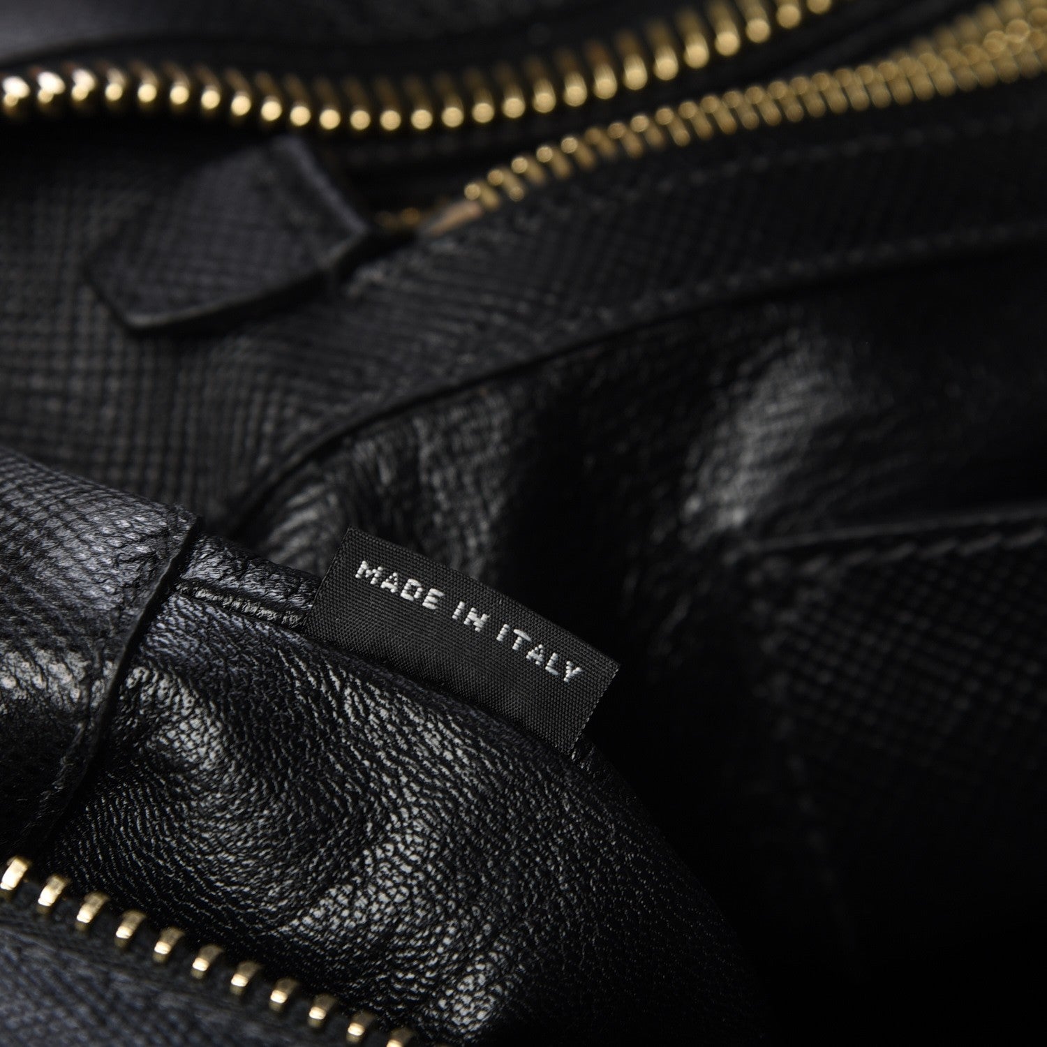 Prada Saffiano Cuir Top Handle Dome Tote Black 8 of 9