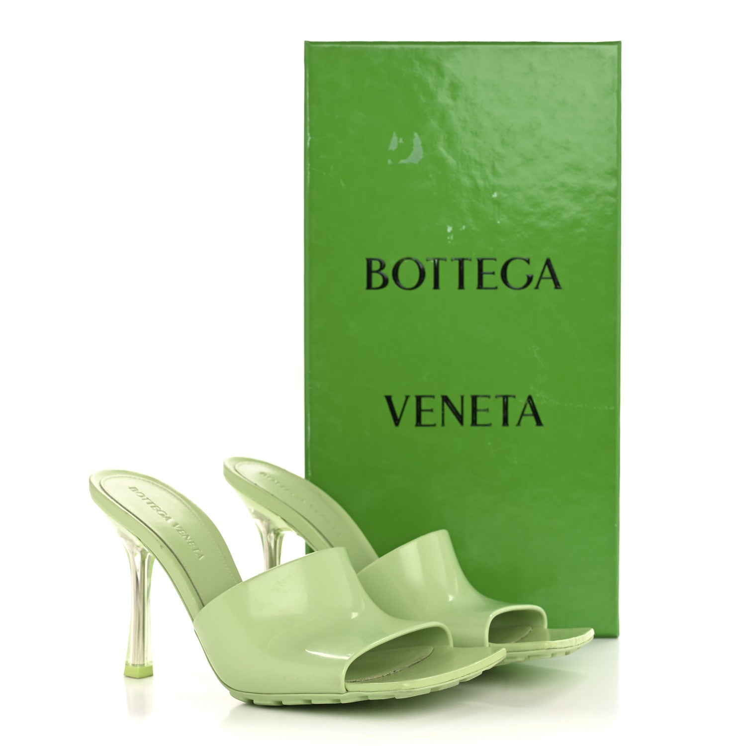 Bottega Veneta Rubber Mule Sandals 36 Pistachio 11 of 11