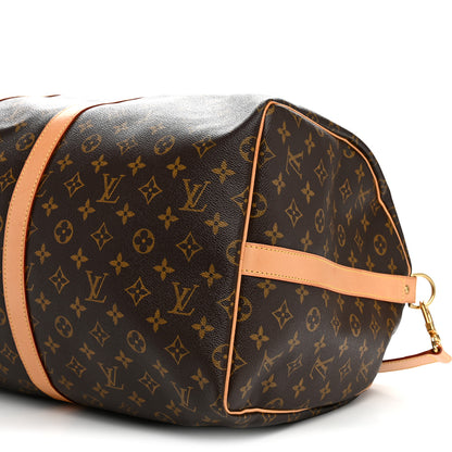 Louis Vuitton Monogram Keepall Bandouliere 55 9 of 16