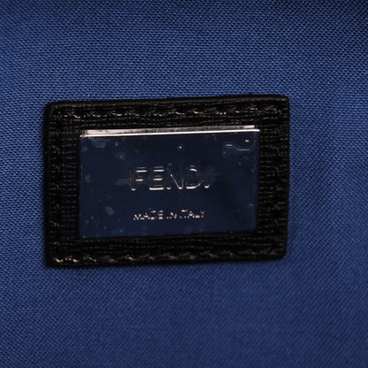 Fendi Vitello Elite Cuoio Monster Buggies Medium Roll Tote Black Multicolor Blue Cobalto 7 of 8