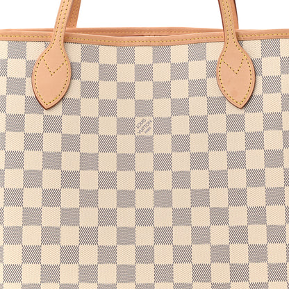 Louis Vuitton Damier Azur Neo Neverfull MM Rose Ballerine 8 of 10