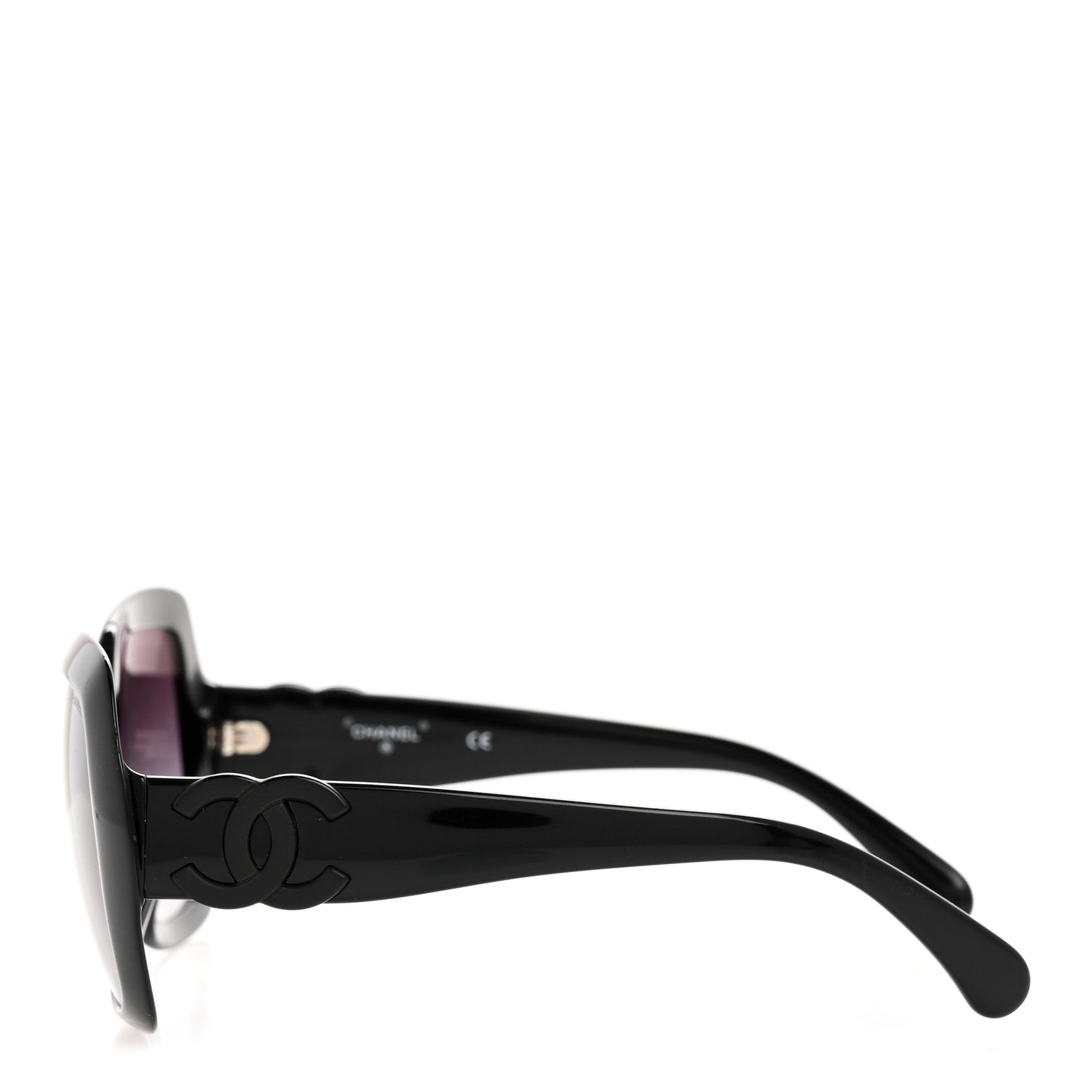 Chanel Acetate Square Sunglasses 71391A Black 3 of 8