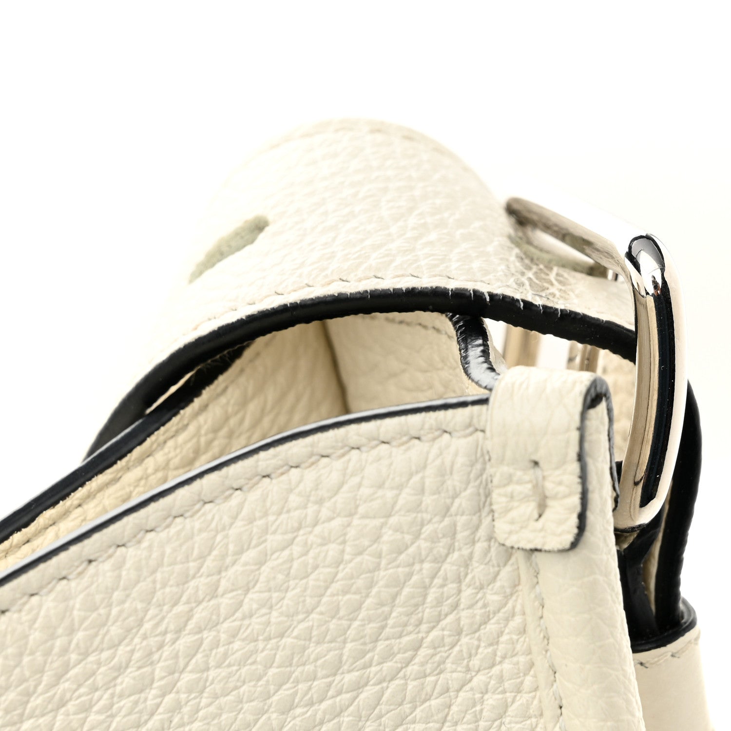 Prada Vitello Daino Soft Hobo Messenger Bag White 15 of 16