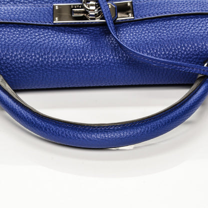 Hermes Togo Kelly Retourne 32 Bleu Electrique 10 of 25