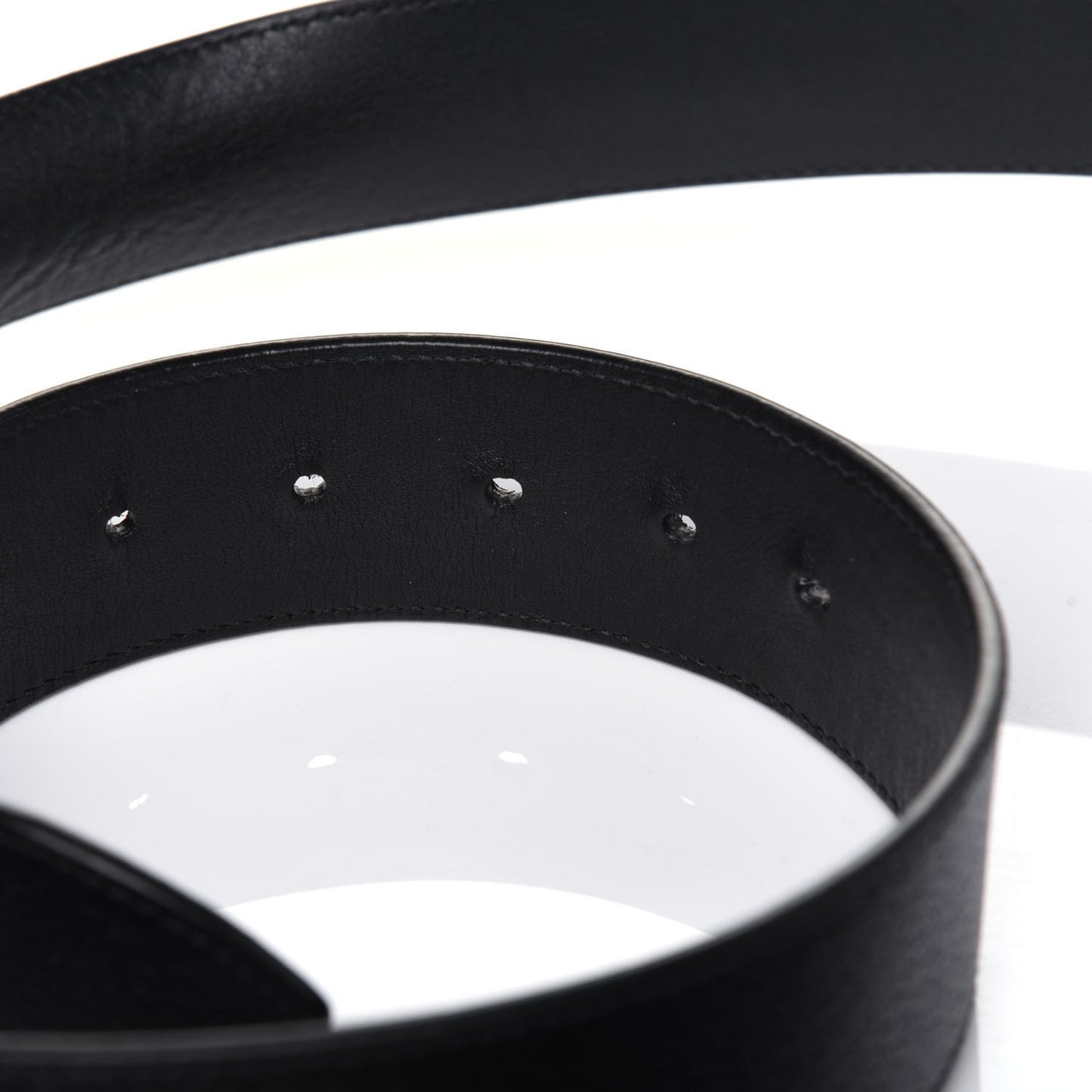 Textured Calfskin Double G 40mm Belt 105 42 Black