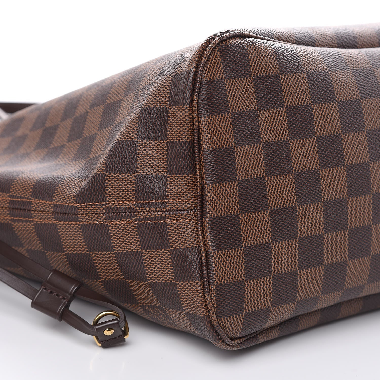 Louis Vuitton Damier Ebene Neo Neverfull MM Rose Ballerine 9 of 11