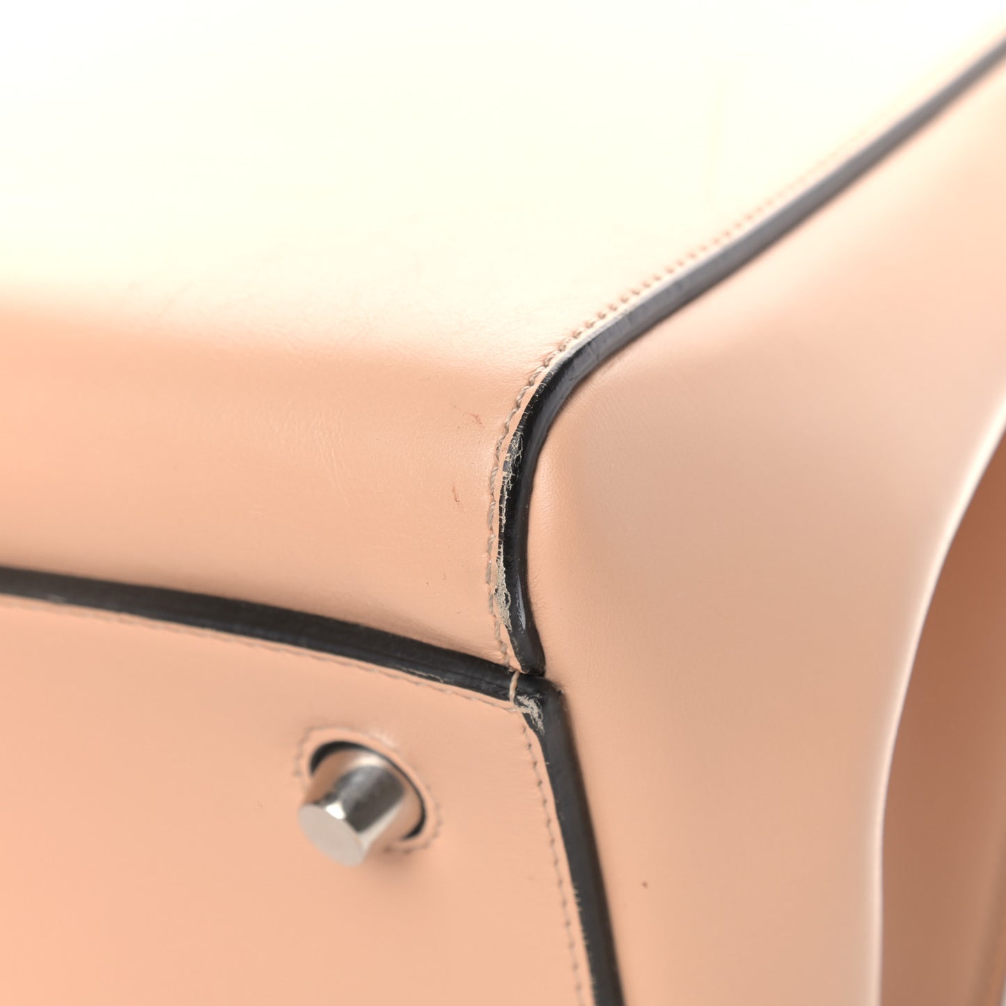 Palmelato Medium Edge Shoulder Bag Blush